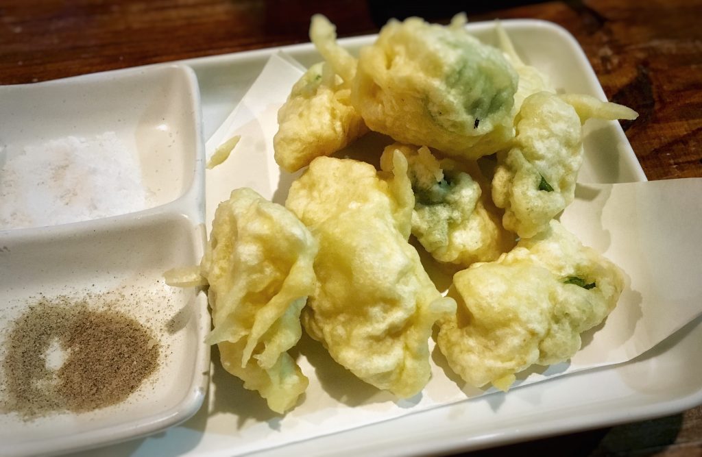Swordfish tempura