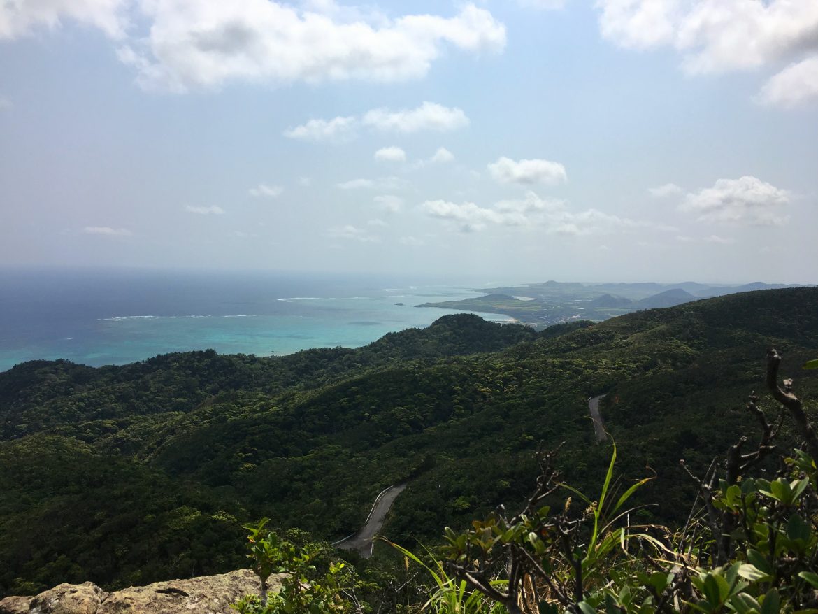 hiking in Ishigaki mount Mape okinawa japan
