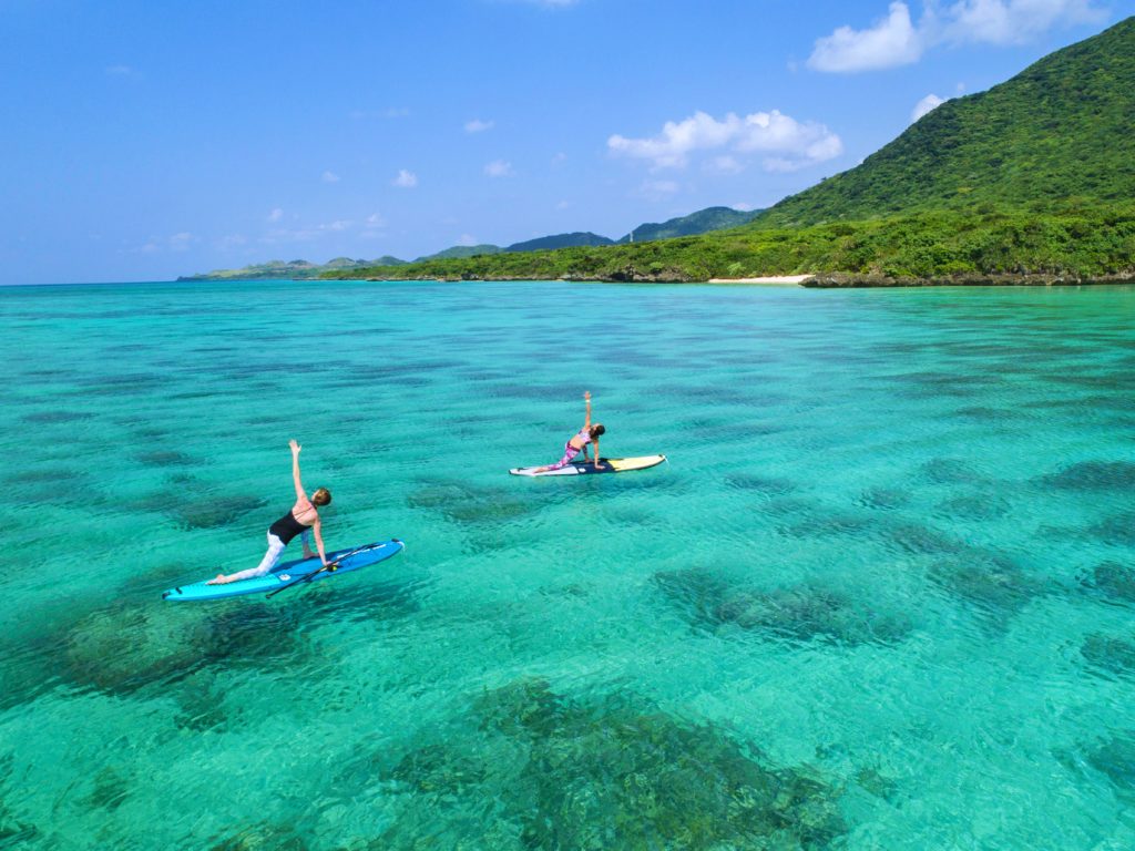 SUP yoga ishigaki okinawa japan