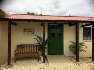 Papiru Cake Shop & Café entrance in Shiraho Ishigaki