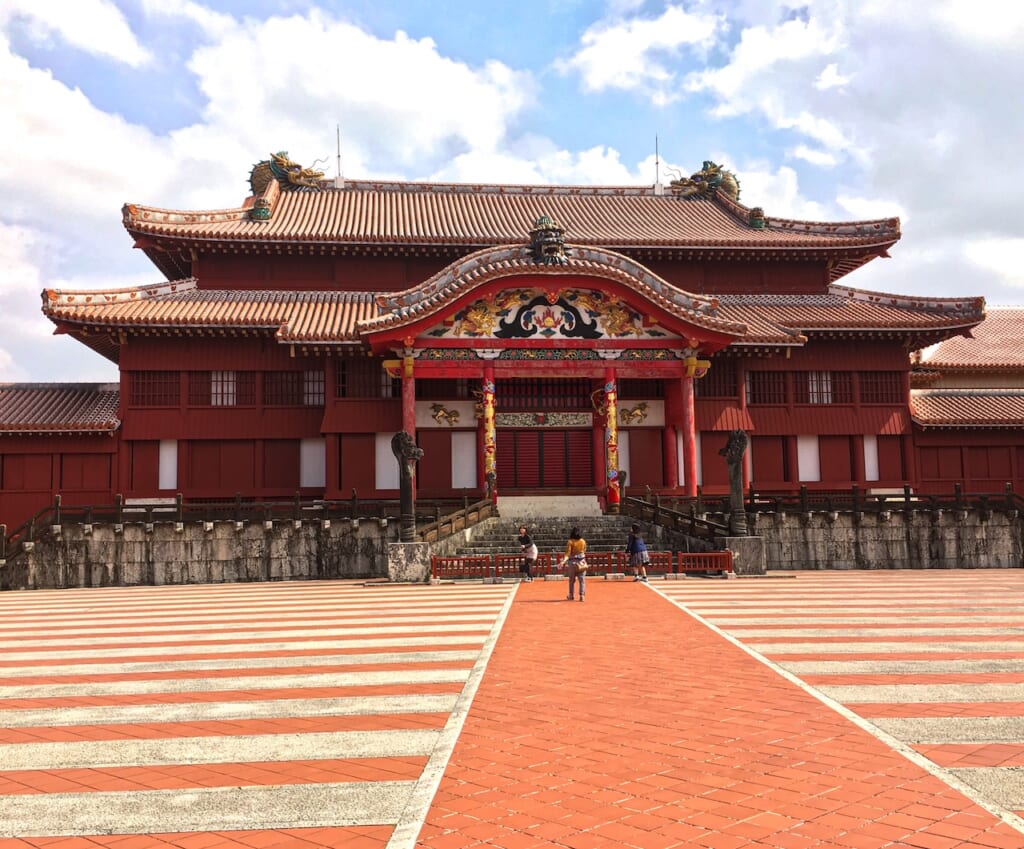Shuri Castle in Okinawa Main Island, symbol of Ryukyu Kingdom history